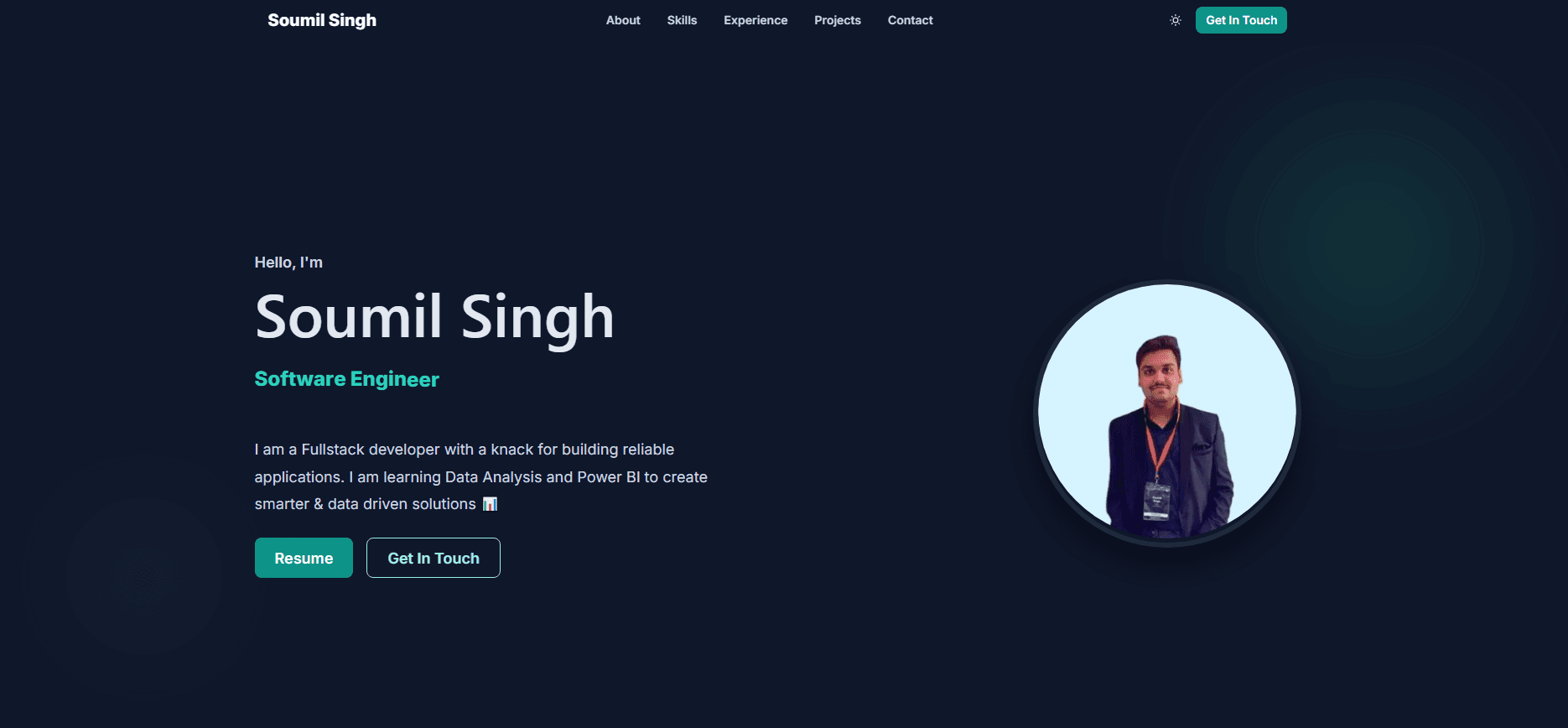 Personal Portfolio Website